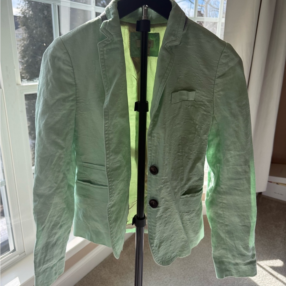 J. Crew Light/Mint Green Blazer
